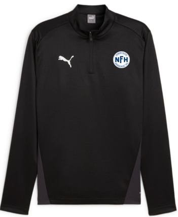 1/4 Zip Træningstrøje Sort 